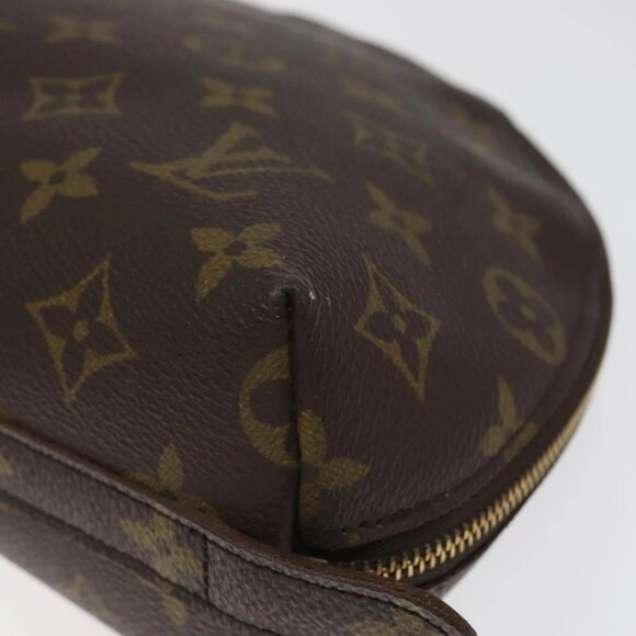 LOUIS VUITTON Monogram Trousse Demi Ronde Cosmetic Pouch - Picture 8 of 15
